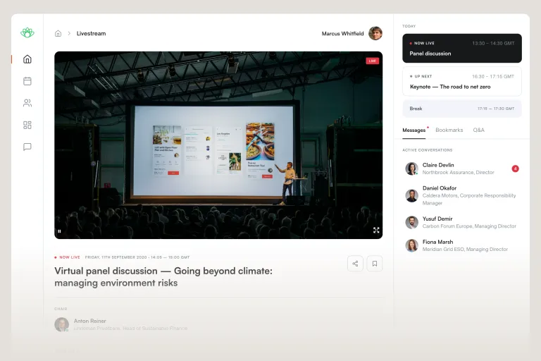 Pivoting live events to virtual experiences during a global pandemic